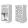 PERSIANA ENROLLABLE DE ALUMINIO H1500 PLATA SP16/SP19 - PARA MÓDULOS DE 600 Y 900 MM M. BOXMILANO M600 ESPESOR SP19