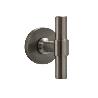 MANILLA ROSETA T 80MM Ø50 ACABADO NEGRO MATE, LATON MATE, NIQUEL SATINADO ACABADO NÍQUEL SATINAD