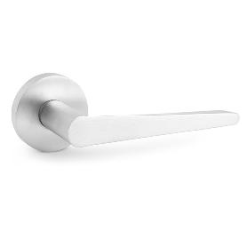 ROSETA ZAMAK MODELO LAIA 1219 Ø50 ACABADO CROMO SATINADO / NEGRO ACABADO CROMO SATINADO