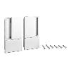 MANILLA WAVE PUERTA CORREDERA CIEGA CROMO SATINADO ESPESOR HASTA 60MM