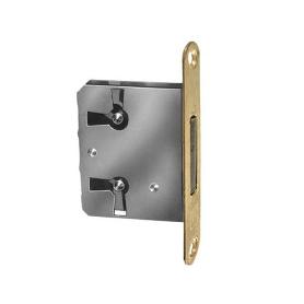 CERRADURA EMBUTIR TEO SIN LLAVES E40 LATONADA
