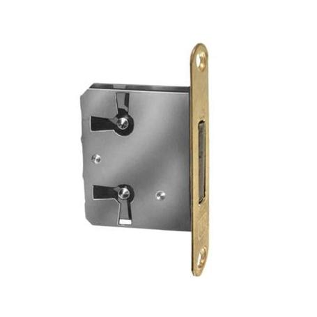 CERRADURA EMBUTIR TEO SIN LLAVES E40 LATONADA