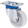 RUEDA GIRATORIA ARO NYLON Ø150 PLÁSTICO CON/SIN FRENO FRENO SIN FRENO