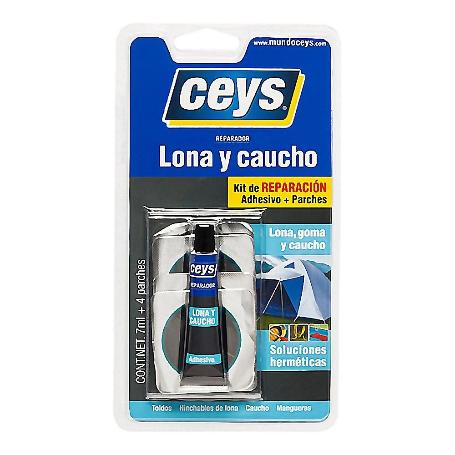 REPARADOR LONA/CAUCHO 7ML+ 4 PARCHES BLISTER