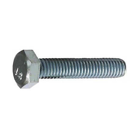 TORNILLO HEXAGONAL 8X30 6.8 DIN 933 PRESION ZINC SIN TUERCA CAJA 200