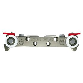 KIT MAGIC2 VETRO CON SISTEMA DE DESLIZAMIENTO INVISIBLE PARA PUERTAS DE PASO EN CRISTAL LARGO 1100 ESPESOR VIDRIO 8